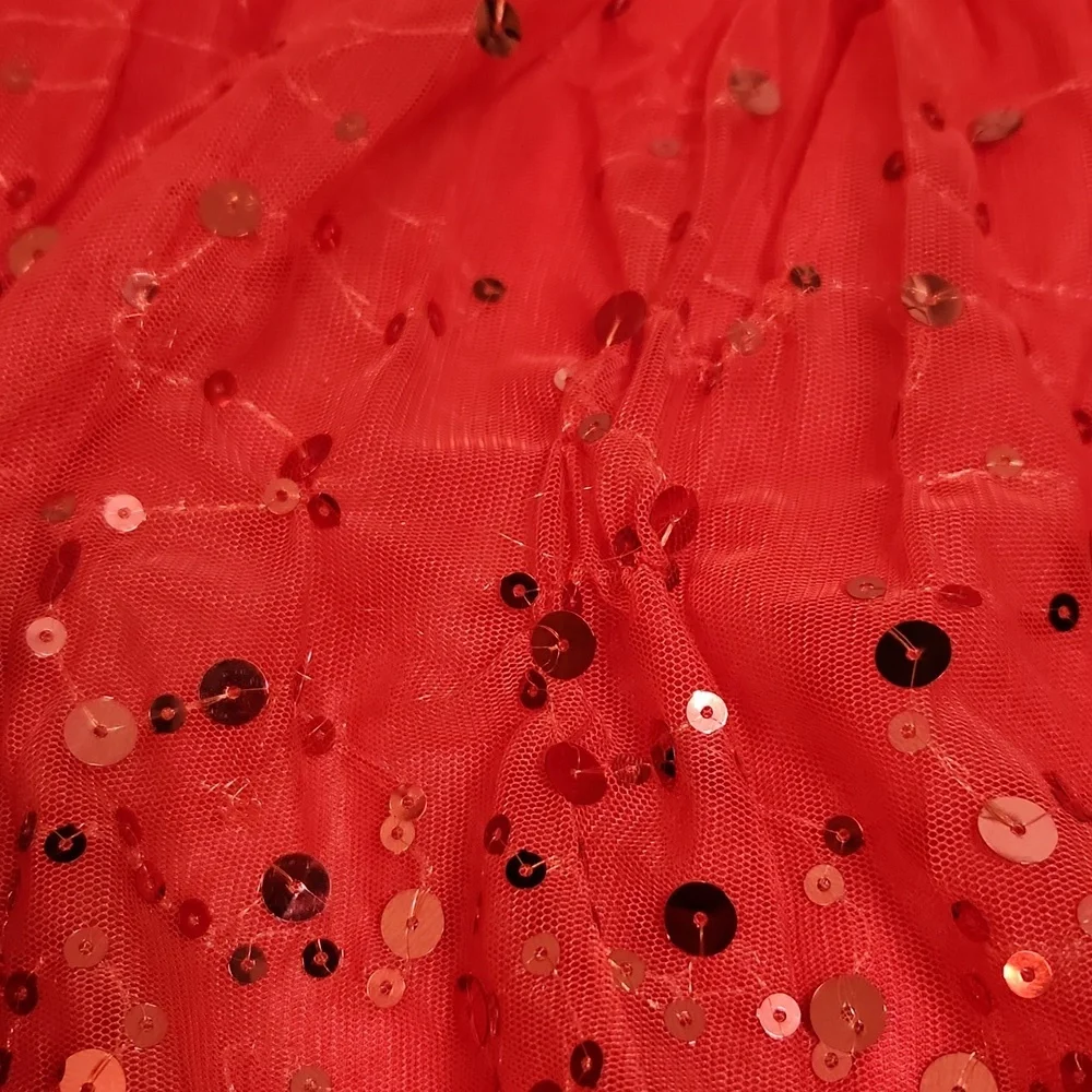 Rue21 Womens Red Sequin Dress Size XL - Picture 4 of 10